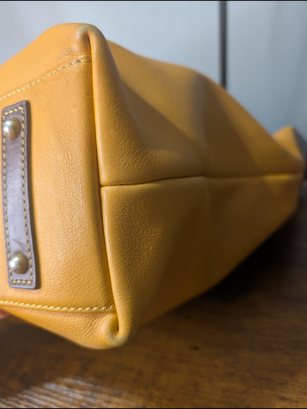 Dooney & Bourke O-Ring Leather Large Satchel Shoulder Bag - Picture 6 of 11